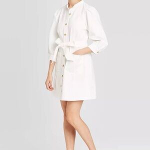 Who What Wear White Mini Dress